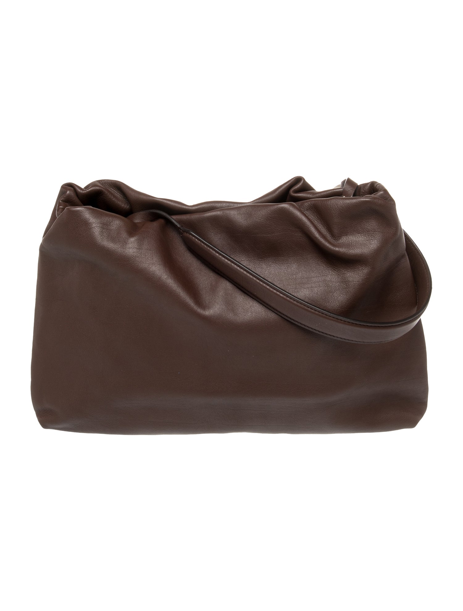 The Row Leather Bourse